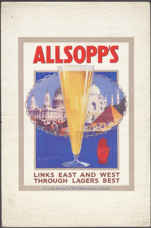 Allsopp's Lager, 1920s. Artist: Wilfred Fryer