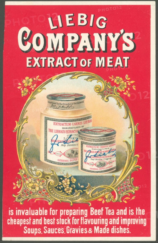 Liebig Company Meat extract, 1880s. Artist: Unknown