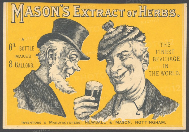 Newball & Mason Extract of Herbs, 1890s. Artist: Unknown