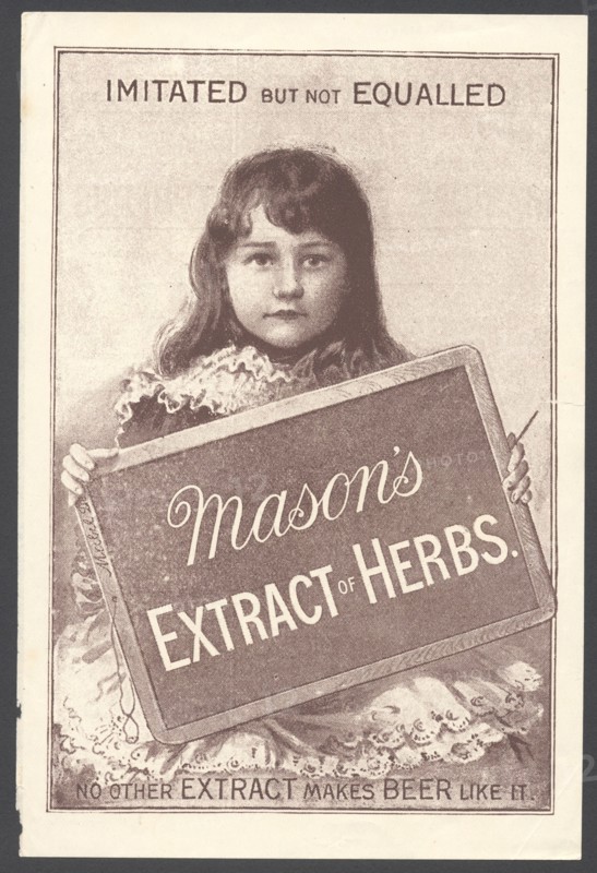 Newball & Mason Extract of Herbs, 1890s. Artist: Unknown