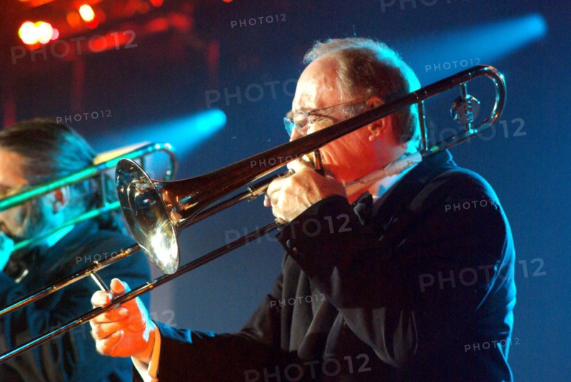 Chris Barber, Brecon Jazz Festival, Powys, Wales.  Artist: Brian O'Connor