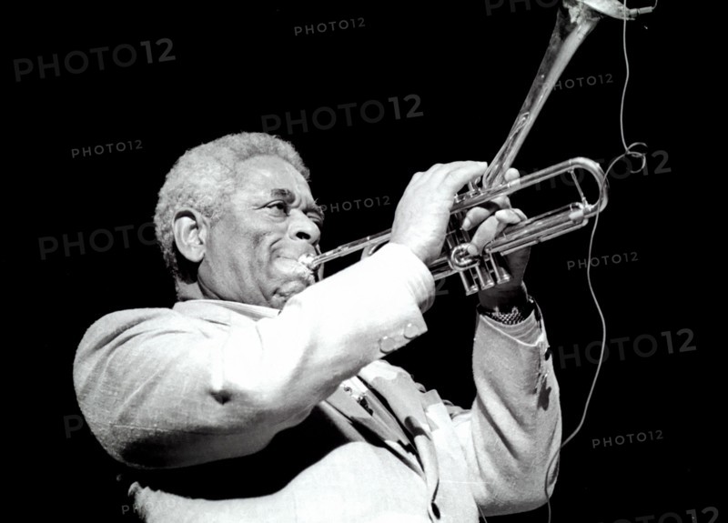 Gillespie Dizzy, Royal Festival Hall, London, July 1985.  Artist: Brian O'Connor
