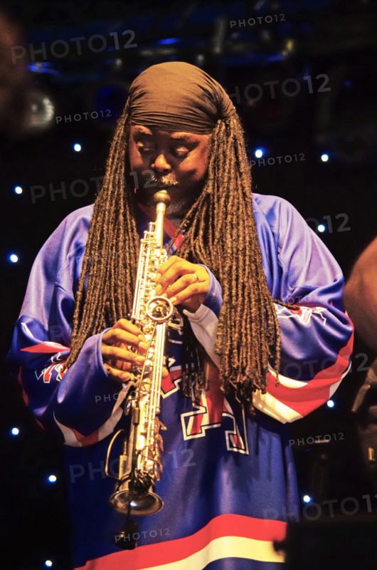 Courtney Pine, Love Supreme Jazz Festival, Glynde, East Sussex, 2013. Artist: Brian O'Connor