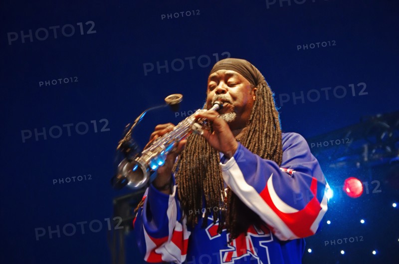 Courtney Pine, Love Supreme Jazz Festival, Glynde, East Sussex, 2013. Artist: Brian O'Connor