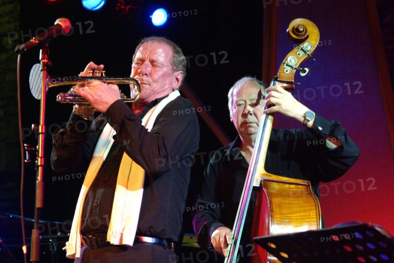 Len Skeat and Digby Fairweather, Brecon Jazz Festival, Powys, Wales, 2009. Artist: Brian O'Connor