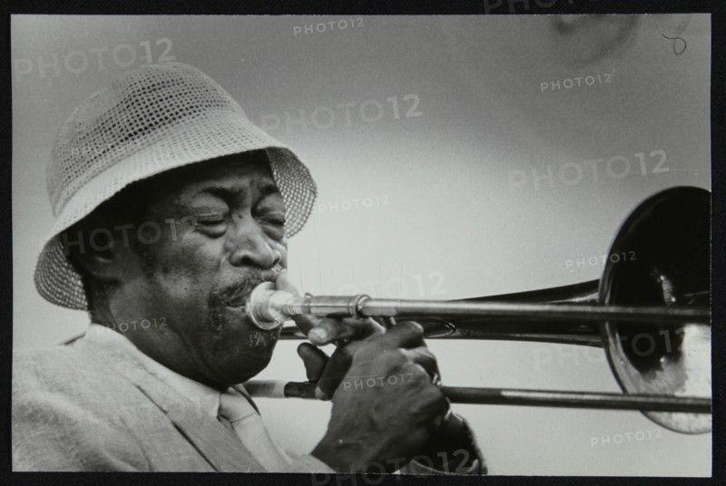 Al Grey performing at the Capital Radio Jazz Festival, Alexandra Palace, London, July 1982. Artist: Denis Williams