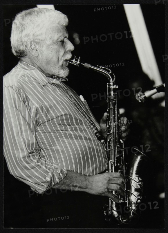 American saxophonist Lanny Morgan playing at The Fairway, Welwyn Garden City, Hertfordshire, 1992. Artist: Denis Williams