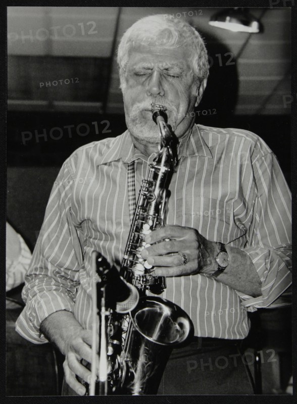 American saxophonist Lanny Morgan playing at The Fairway, Welwyn Garden City, Hertfordshire, 1992. Artist: Denis Williams