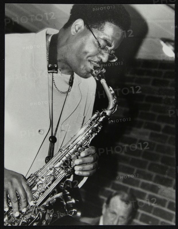 Alto saxophonist Brad Leali playing at The Fairway, Welwyn Garden City, Hertfordshire, 2000. Artist: Denis Williams