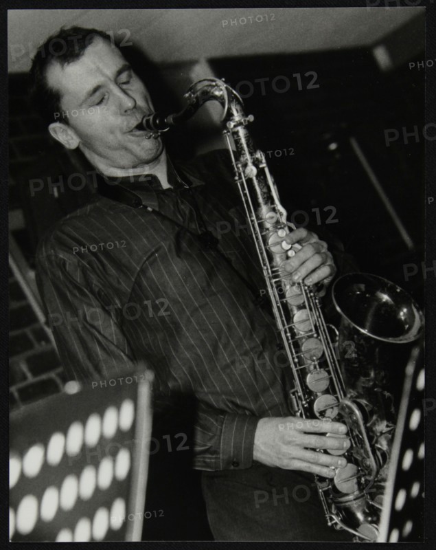Steve Kaldestad playing tenor saxophone at The Fairway, Welwyn Garden City, Hertfordshire, 2003. Artist: Denis Williams