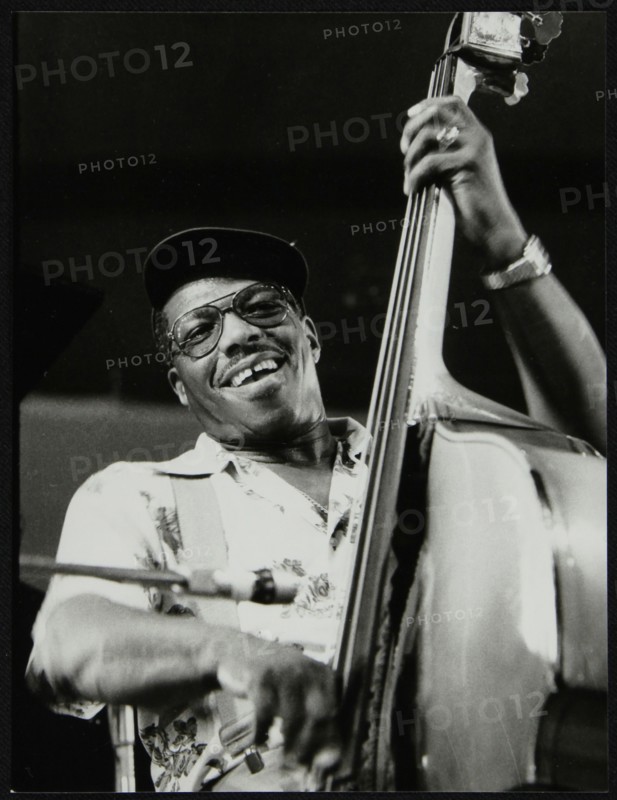 Bassist Major Holley, Beaulieu, Hampshire, July 1977. Artist: Denis Williams