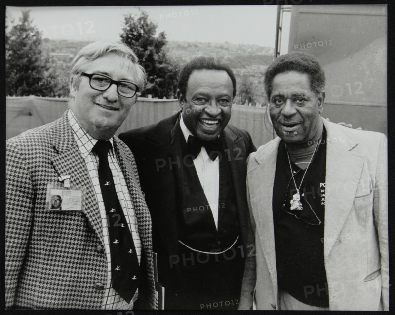 Dennis Matthews, Lionel Hampton and Dizzy Gillespie, Capital Radio Jazz Festival, London, 1979. Artist: Denis Williams