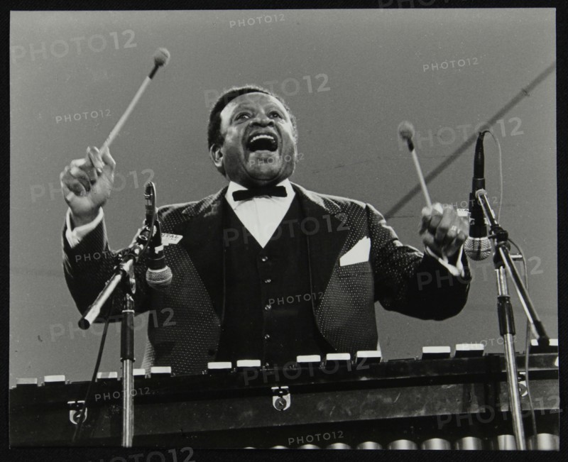 Lionel Hampton on the vibraphone, Knebworth, Hertfordshire, July 1982. Artist: Denis Williams