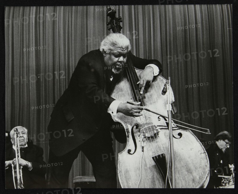 Big Chief Russell Moore, Arvell Shaw and Barrett Deems performing, Stevenage, Hertfordshire, 1984. Artist: Denis Williams