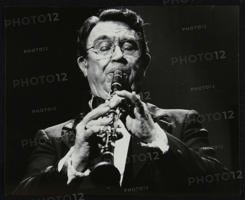 Clarinetist Johnny Mince, Stevenage, Hertfordshire, 1984. Artist: Denis Williams