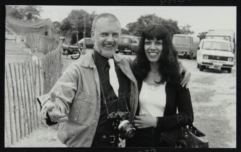 Photographer Denis Williams with Lena Antonis, Capital Radio Jazz Festival, London, July 1979. Artist: Unknown