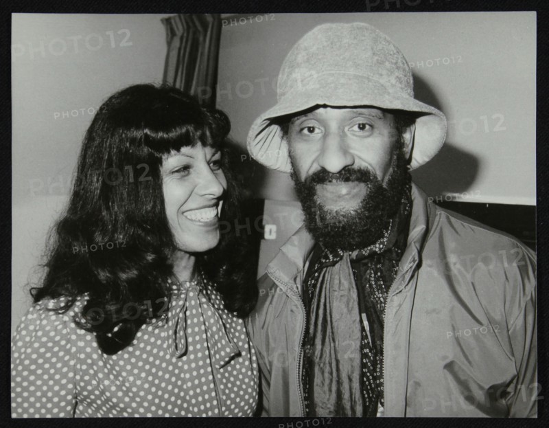 Lena Antonis and saxophonist Sonny Rollins, Wembley Conference Centre, London, 1979. Artist: Denis Williams