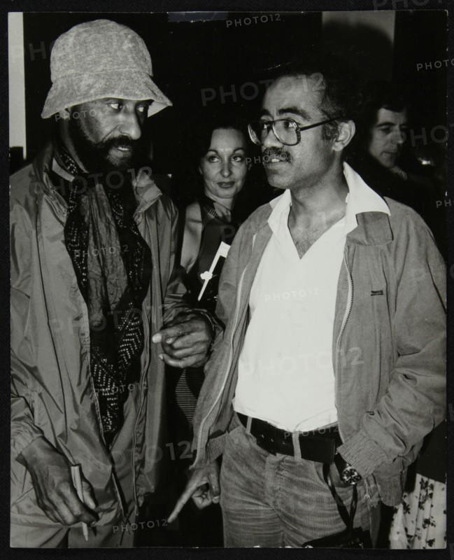 Saxophonists Sonny Rollins and Art Themen, Wembley Conference Centre, London, 1979. Artist: Denis Williams