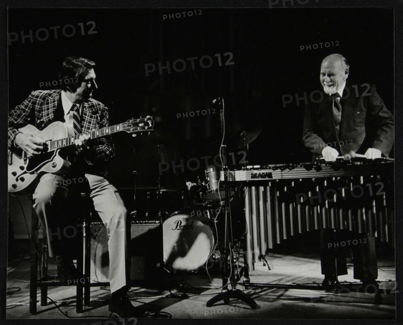 Tal Farlow (guitar) and Red Norvo (vibraphone), performing at Wallingford, Oxfordshire, 1981. Artist: Denis Williams