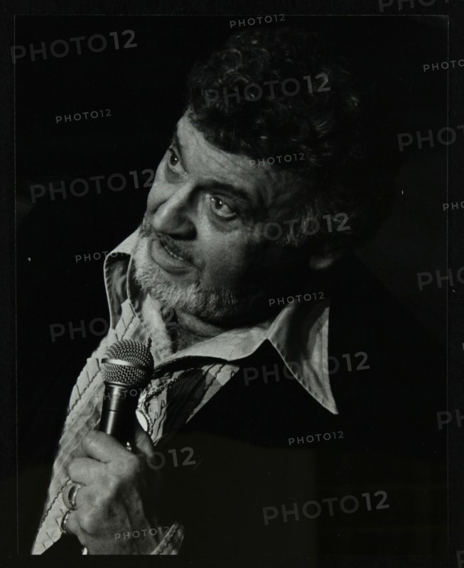 Frankie Laine on stage at the Forum Theatre, Hatfield, Hertfordshire, 10 May 1982. Artist: Denis Williams