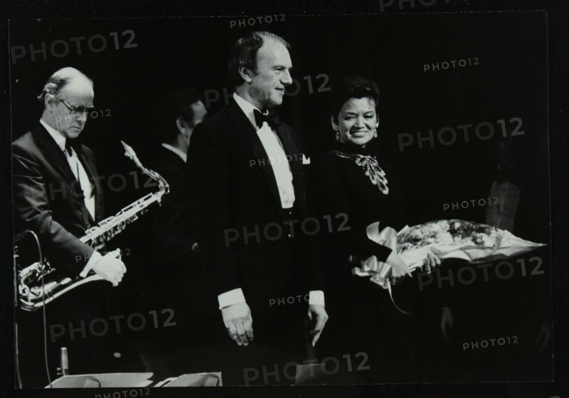 The Ted Heath Orchestra in concert at the Forum Theatre, Hatfield, Hertfordshire, 18 November 1983.  Artist: Denis Williams