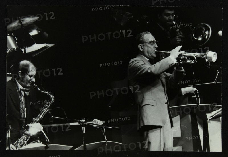 The Herb Miller Orchestra playing at the Forum Theatre, Hatfield, Hertfordshire, 5 October 1985. Artist: Denis Williams