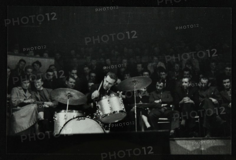 The Dave Brubeck Quartet in concert at Colston Hall, Bristol, 1958. Artist: Denis Williams