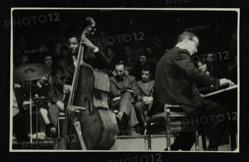 The Dave Brubeck Quartet in concert at Colston Hall, Bristol, 1958. Artist: Denis Williams