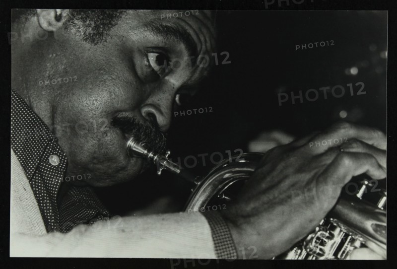 American trumpet and flugelhorn player Art Farmer at The Bell, Codicote, Hertfordshire, 1983. Artist: Denis Williams