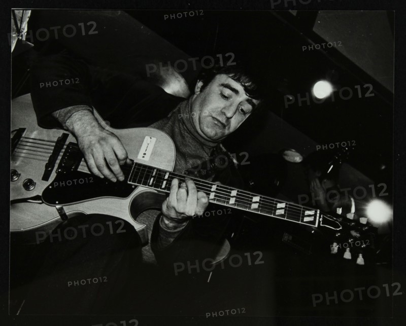 Esmond Selwyn playing the guitar at The Bell, Codicote, Hertfordshire, 22 February 1981. Artist: Denis Williams