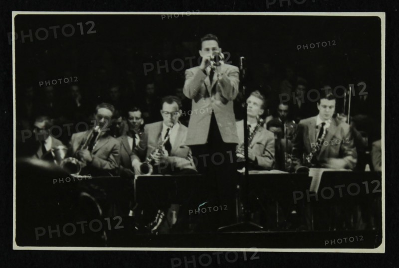 The Stan Kenton Orchestra in concert, 1956. Artist: Denis Williams