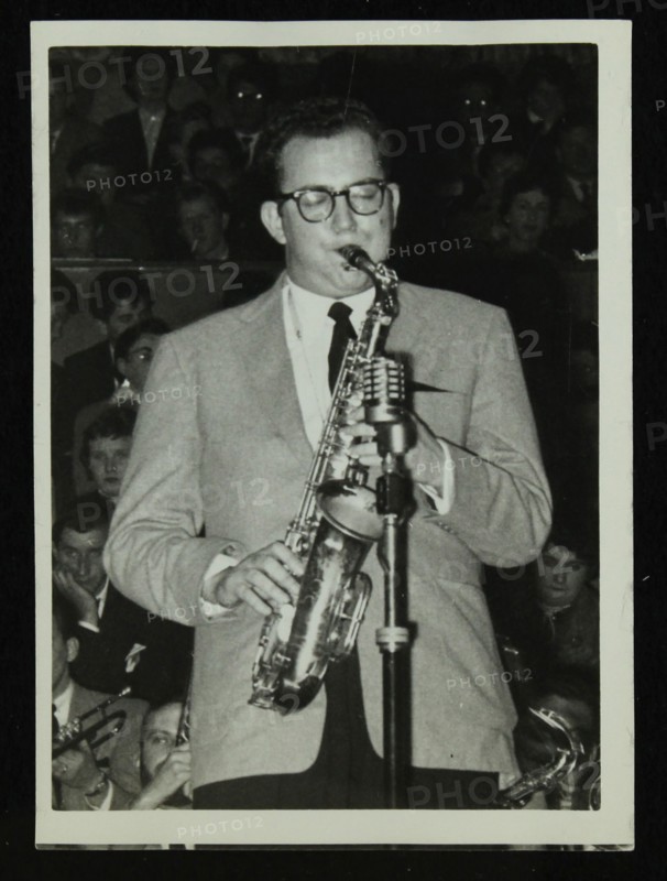 The Stan Kenton Orchestra in concert, 1956. Artist: Denis Williams