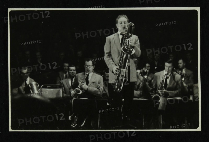 The Stan Kenton Orchestra in concert, 1956. Artist: Denis Williams
