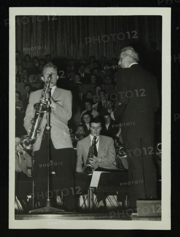The Stan Kenton Orchestra in concert, 1956. Artist: Denis Williams