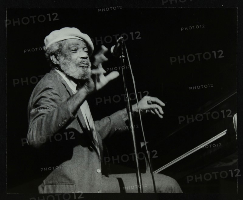 Slim Gaillard on the piano at the Forum Theatre, Hatfield, Hertfordshire, 1986. Artist: Denis Williams
