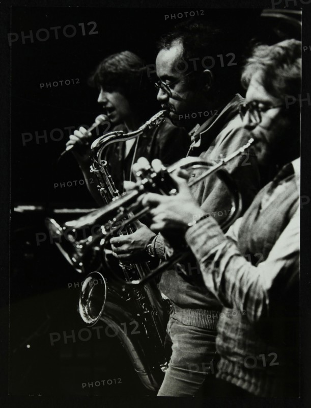 Norma Winstone, Art Themen and Henry Lowther performing at The Stables, Wavendon, Buckinghamshire. Artist: Denis Williams
