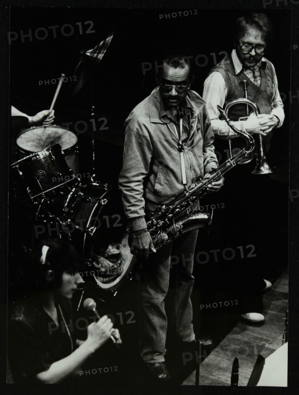 Norma Winstone, Art Themen and Henry Lowther performing at The Stables, Wavendon, Buckinghamshire. Artist: Denis Williams
