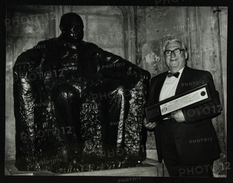 Dennis Matthews, publisher of jazz magazine Crescendo, at the Guildhall, London, 1992. Artist: Denis Williams