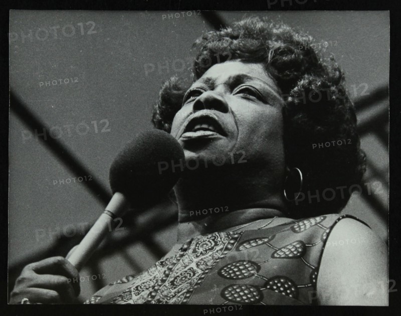 American singer Sarah Vaughan at the Capital Radio Jazz Festival, Knebworth, Hertfordshire, 1981. Artist: Denis Williams