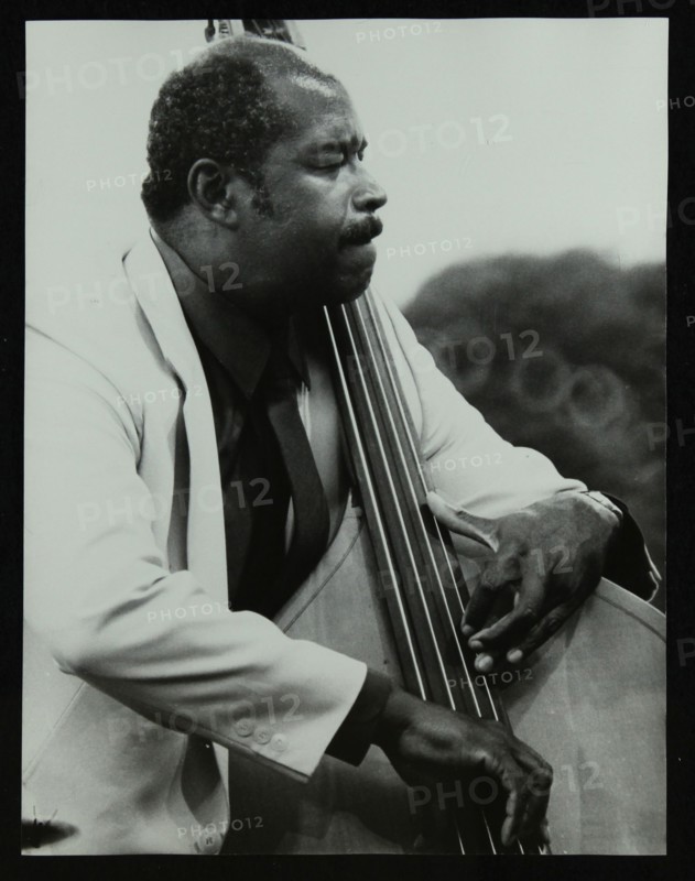Bassist Eddie Jones playing at the Capital Radio Jazz Festival, Knebworth, Hertfordshire, 1982. Artist: Denis Williams