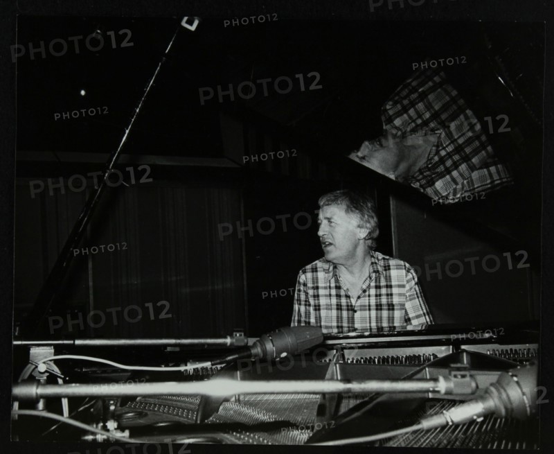 Brian Dee on the piano, Lansdowne Studios, Holland Park, London, 1989. Artist: Denis Williams