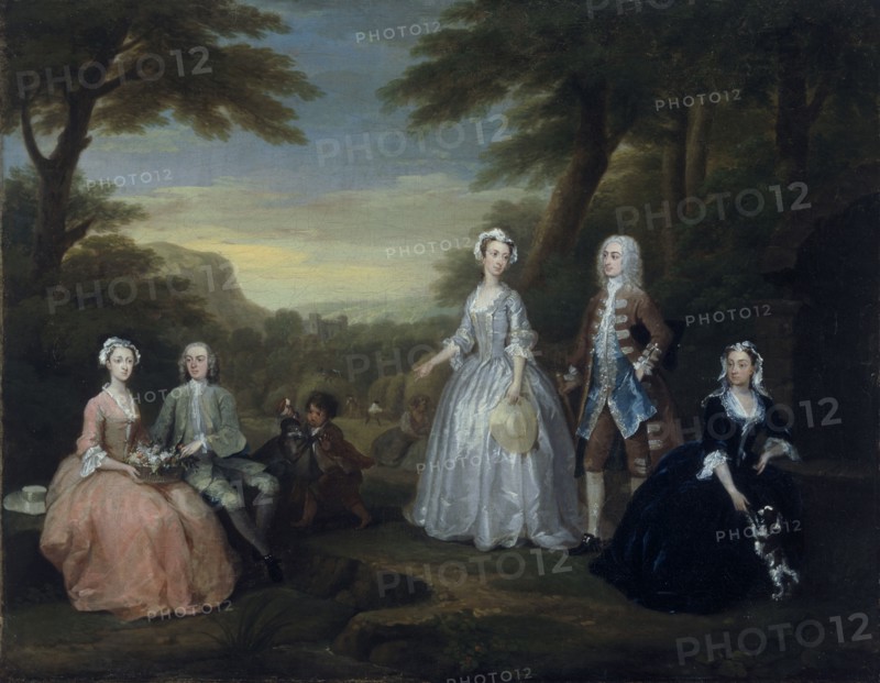 'The Jones Family Conversation Piece', 1730. Artist: William Hogarth.