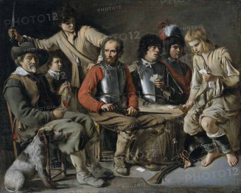 'A quarrel', 1640. Artist: Mathieu Le Nain.