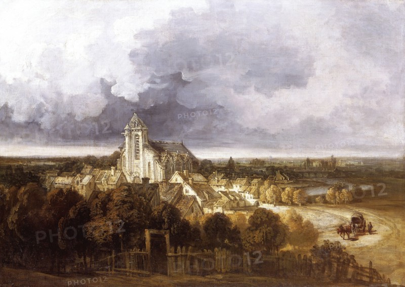 'View of Meaux', 1800-1843. Artist: Georges Michel.