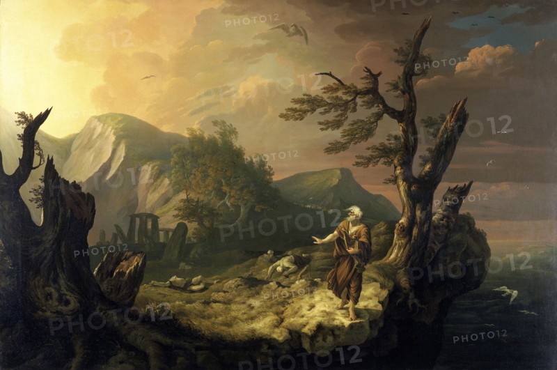 'The Bard', 1774. Artist: Thomas Jones.