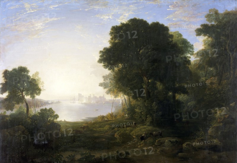 'Caernarvon Castle', 1815-1819. Artist: Anthony Vandyke Copley Fielding