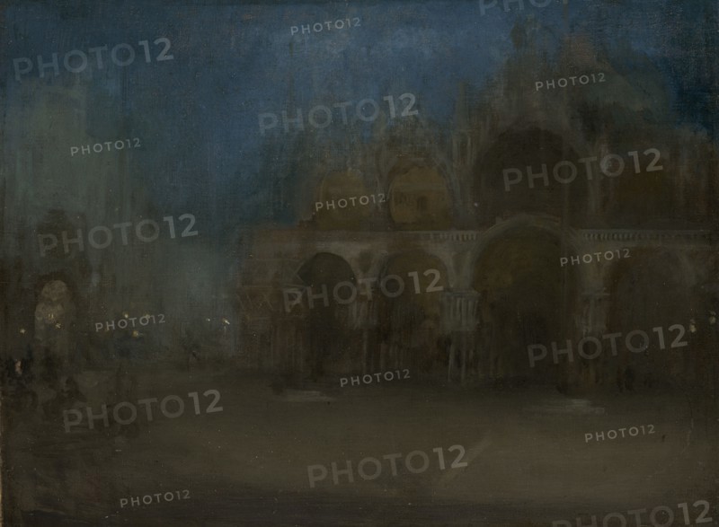 'Nocturne, blue and gold - St Mark's, Venice', 1879-1903. Artist: James Abbott McNeill Whistler.
