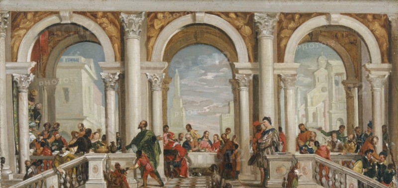 'The feast in the house of Levi, 1820-1885. Artist: Penry Williams.