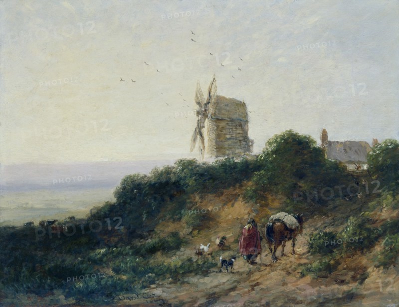 'The road to the mill', 1849. Artist: David Cox the elder.