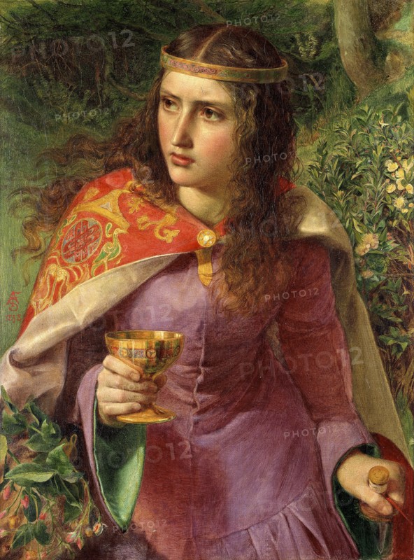 'Queen Eleanor', 1858. Artist: Frederick Augustus Sandys.
